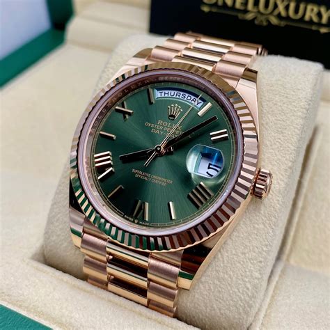 rolex day date 40mm everose gold|Rolex Day-Date 40 228235.